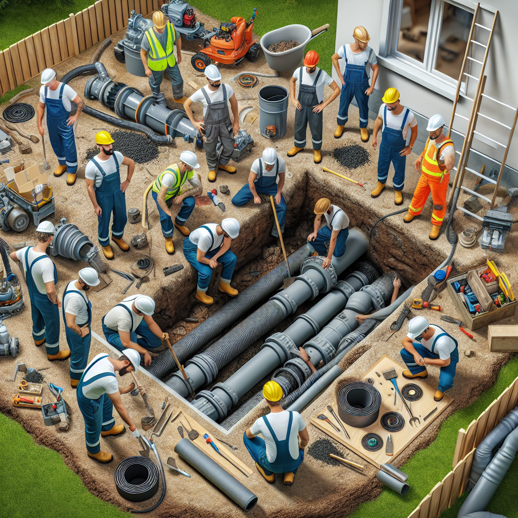 Drain Field Installation in Sterling CT