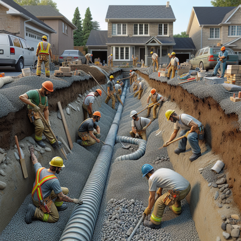 French Drain Installation