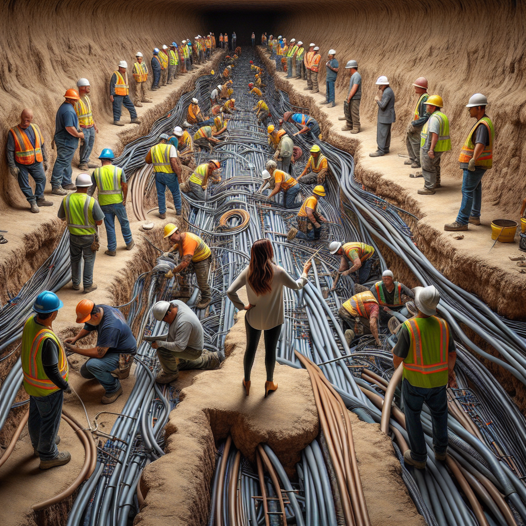 Utility Trenching in Sterling CT